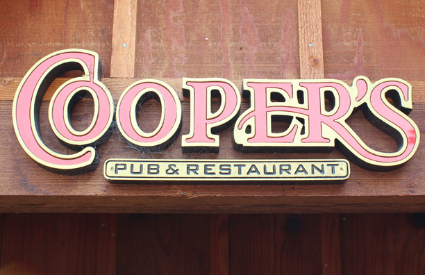 cooper's pub sign 2