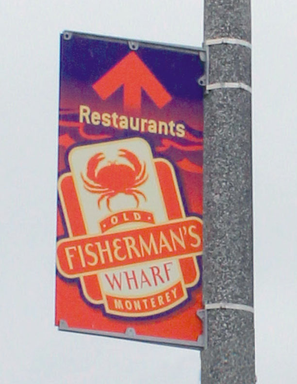 fisherman's wharf pole sign